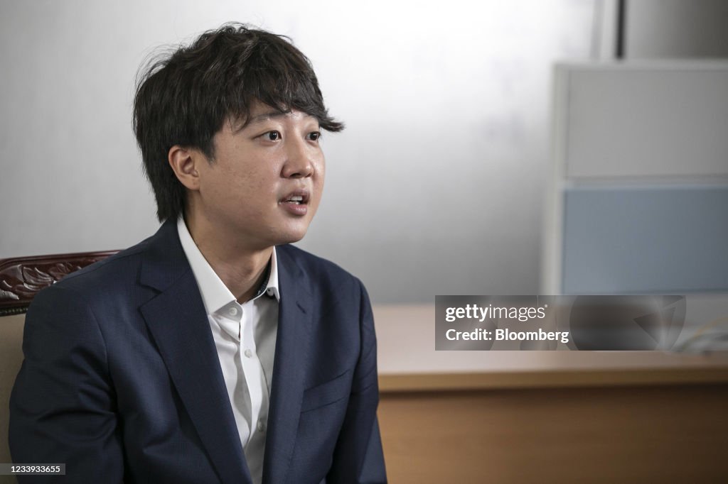 Lee Jun-seok, leader of People Power Party, speaks during an... News Photo  - Getty Images