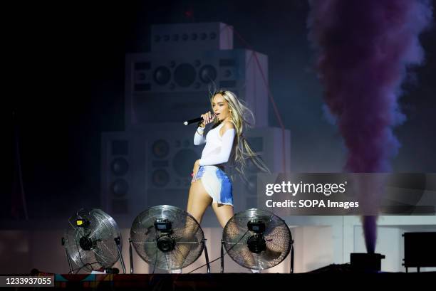 Bad Gyal performs live on stage during the Big Sound Festival. Alba Farelo , better known by her stage name Bad Gyal, is a Spanish artist, producer,...