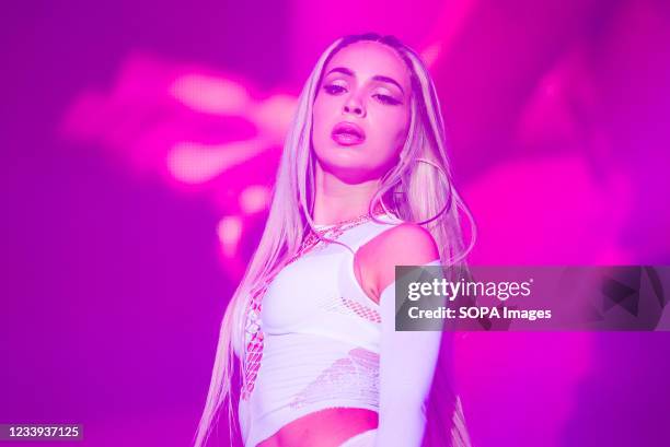 Bad Gyal performs live on stage during the Big Sound Festival. Alba Farelo , better known by her stage name Bad Gyal, is a Spanish artist, producer,...