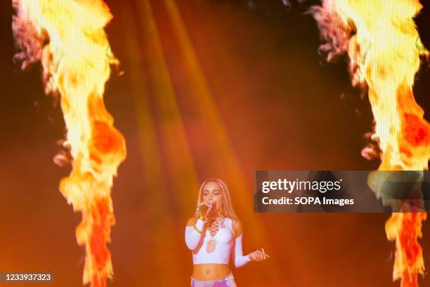 Bad Gyal performs live on stage during the Big Sound Festival. Alba Farelo , better known by her stage name Bad Gyal, is a Spanish artist, producer,...