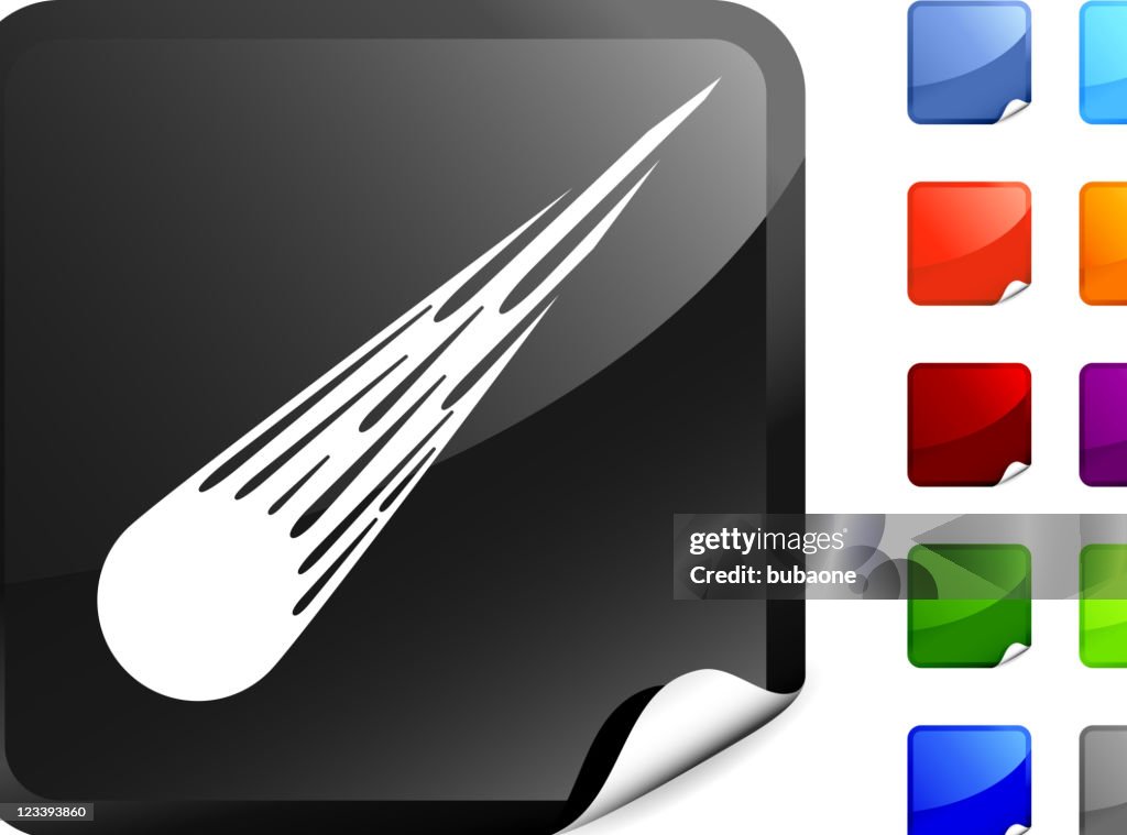 Meteor internet royalty free vector art