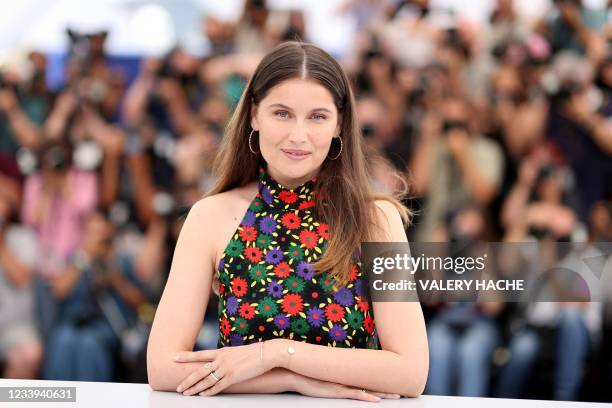 French actress Laetitia Casta poses during a photocall for the film "La Croisade" at the 74th edition of the Cannes Film Festival in Cannes, southern...