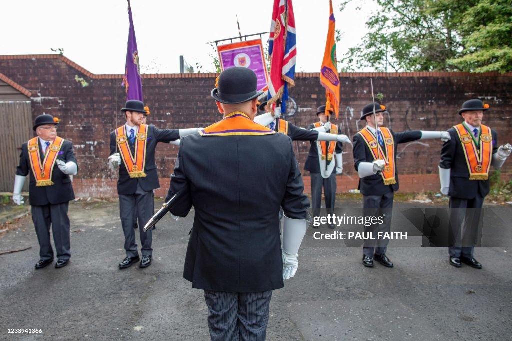 BRITAIN-NIRELAND-POLITICS-MARCHES