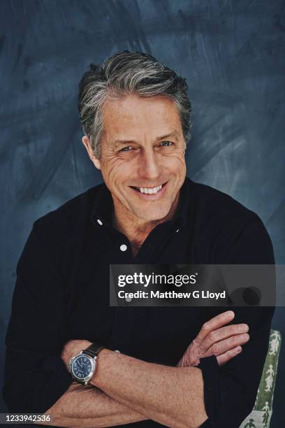 Actor Hugh Grant is photographed for the Los Angeles Times magazine on February 5, 2021 in London, England.