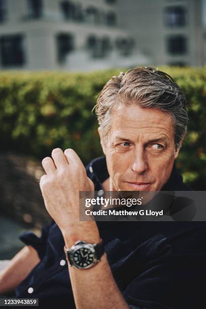 Actor Hugh Grant is photographed for the Los Angeles Times magazine on February 5, 2021 in London, England.