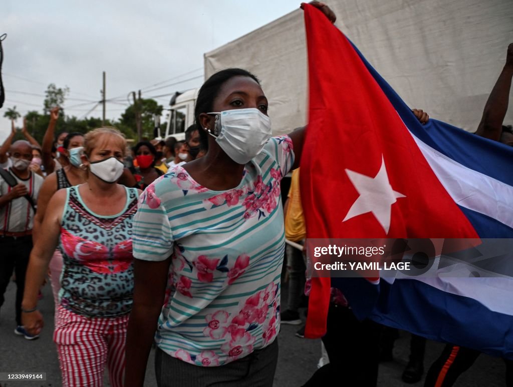 CUBA-POLITICS-DEMONSTRATION