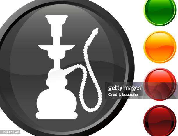hookah internet royalty free vector art - bong render stock illustrations