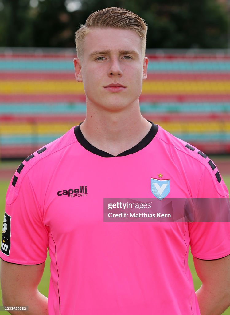 Julian Krahl of FC Viktoria 1889 Berlin poses during the team