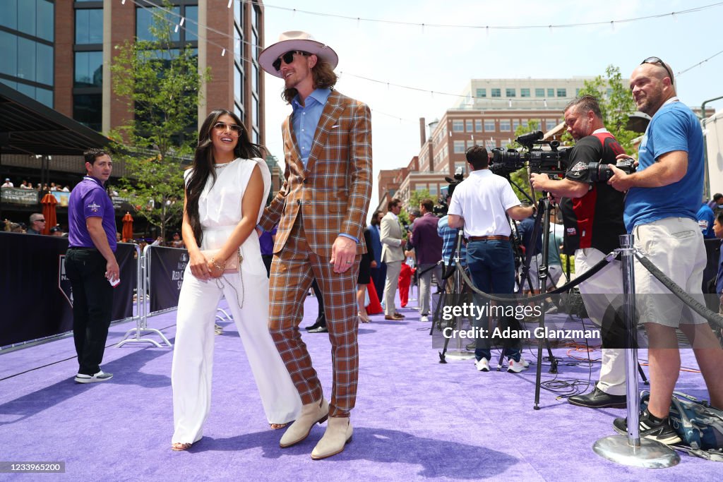 Josh Hader of the Milwaukee Brewers and wife during the MLB All-Star  News Photo - Getty Images