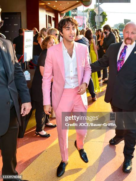 Alex Wolff is seen on July 13, 2021 in Los Angeles, California.