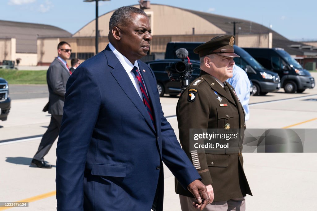 Austin Rooks Military Secretary of Defense Lloyd Austin, and Joint Chiefs Chairman Gen ...
