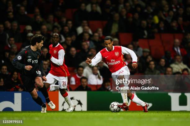 Theo WALCOTT of Arsenal during the UEFA Champions League match between Arsenal and CSKA Moscow, at Emirates Stadium, London, England on November 1st...