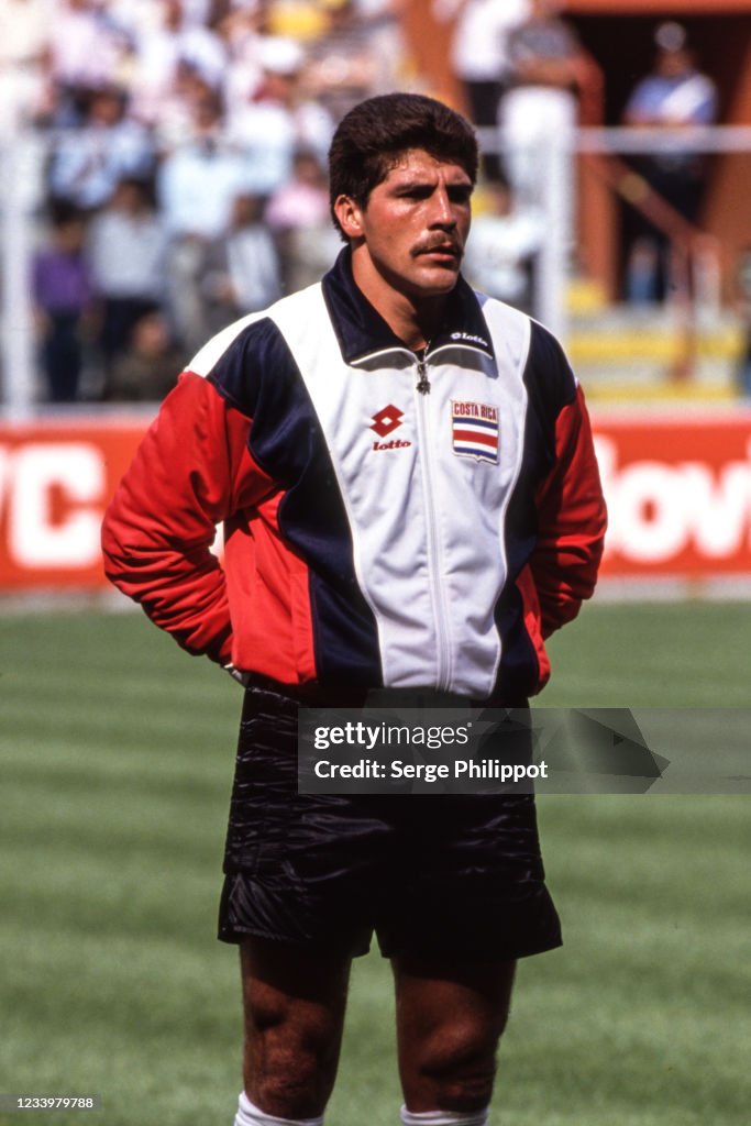 Luis Gabelo Conejo of Costa Rica during the FIFA World Cup match
