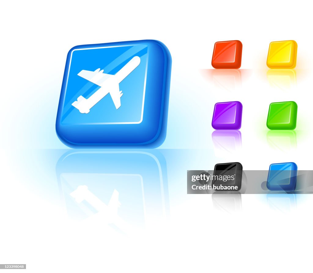Airplane 3d Button Design High-Res Vector Graphic - Getty Images