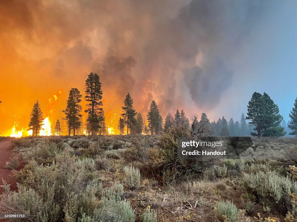 Multiple Wildfires Burn In Oregon