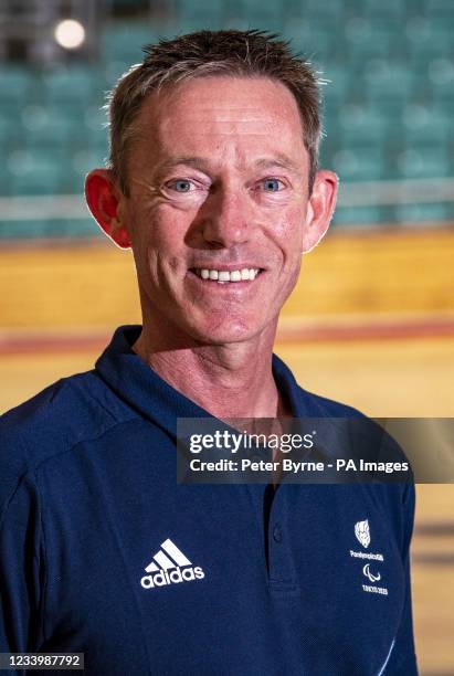 Stephen Park during the British Paralympic Association kitting out for the Para cycling athletes to represent ParalympicsGB at the rescheduled Tokyo...