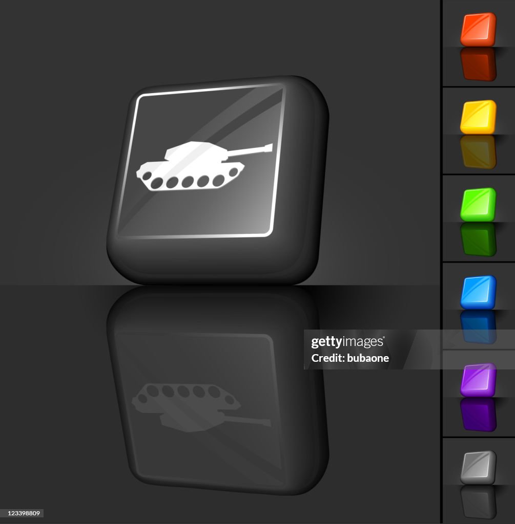 Tank Button Sticker Military Tank 3d Button Design High-Res Vector Graphic - Getty Images