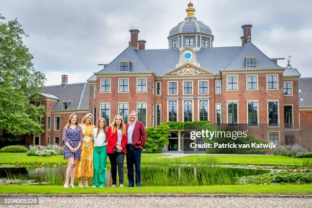 King Willem-Alexander of The Netherlands, Queen Maxima of The Netherlands, Princess Amalia of The Netherlands, Princess Alexia of The Netherlands and...