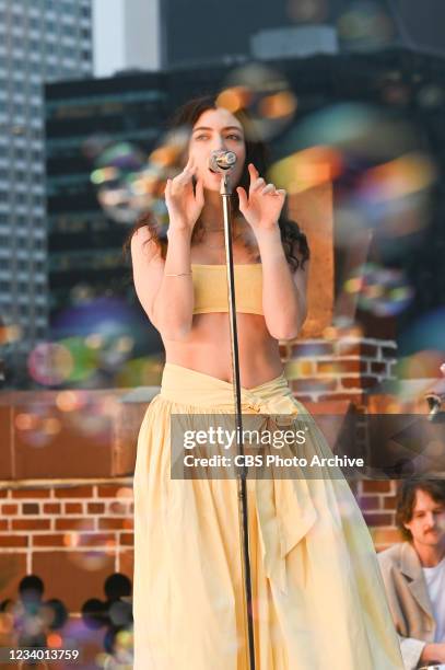 The Late Show with Stephen Colbert and musical guest Lorde during Thursdays July 15, 2021 show.