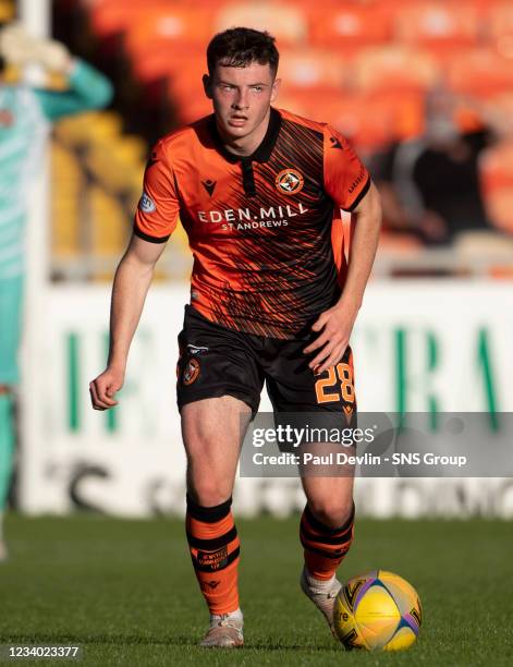 Dundee United's Kerr Smith in action during a Premier Sports Cup tie between Dundee United and Elgin City at Tannadice Park, on July 14 in Dundee,...