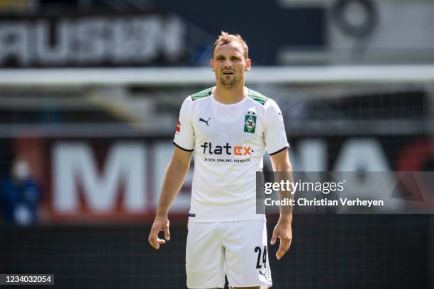 Tony Jantschke of Borussia Moenchengladbach is seen during the preseason friendly match between SC Paderborn and Borussia Moenchengladbach at...