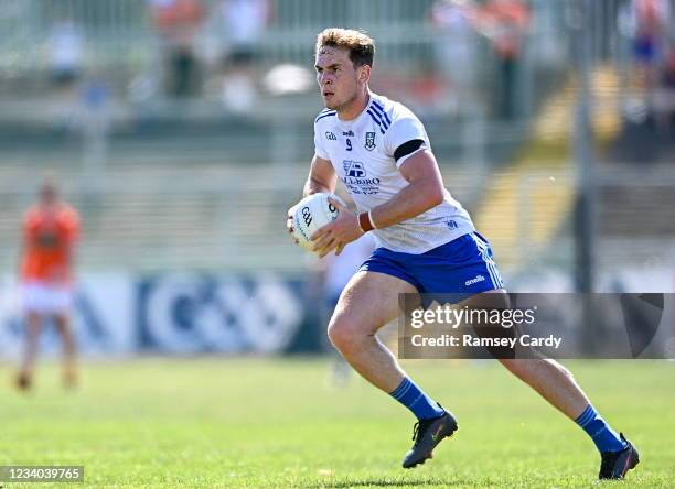 Down , United Kingdom - 17 July 2021; Niall Kearns of Monaghan during the Ulster GAA Football Senior Championship Semi-Final match between Armagh and...