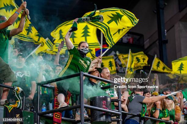 Timbers Fans Portland Timbers Fans Photos and Premium High Res Pictures - Getty Images