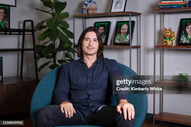 Vlad Tenev, CEO and Co-Founder, Robinhood in his office on July 15, 2021 in Menlo Park, California.