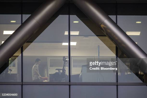 An office floor in The Gate building at the Dubai International Financial Centre in Dubai, United Arab Emirates, on Monday, July 5, 2021. Credit...