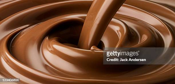 chocolate swirl - チョコレート ストックフォトと画像