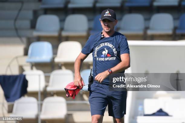 Alexandre RUIZ coach of Montpellier during the training session on July 20, 2021 in Montpellier, France.