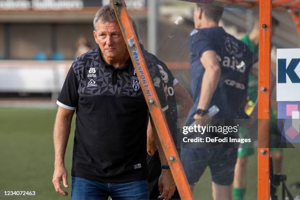 Frank Wormuth of Heracles Almelo looks on during the Pre-Season Friendly match between FC Volendam and Heracles Almelo at Kras Stadion on July 16,...