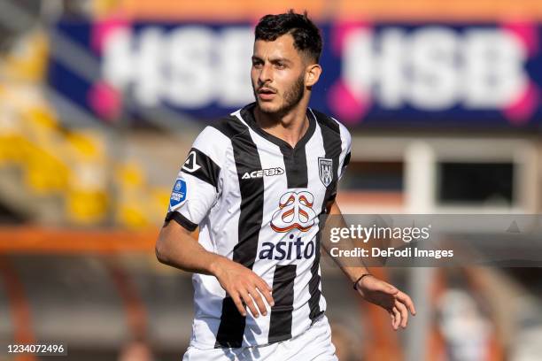 Rohat Agca of Heracles Almelo looks on during the Pre-Season Friendly match between FC Volendam and Heracles Almelo at Kras Stadion on July 16, 2021...