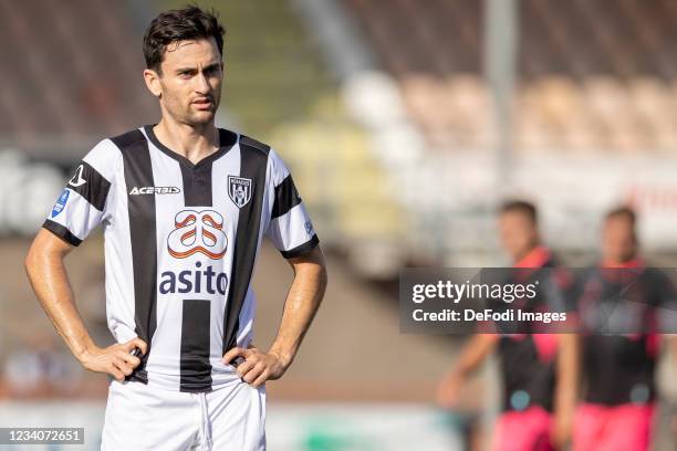 Luca de la Torre of Heracles Almelo looks on during the Pre-Season Friendly match between FC Volendam and Heracles Almelo at Kras Stadion on July 16,...