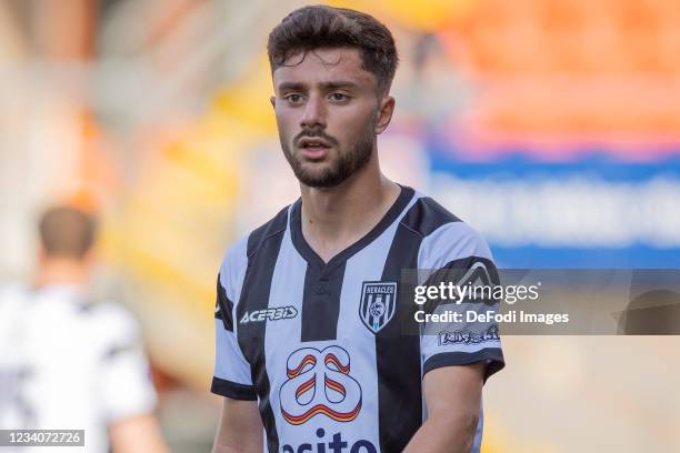 Elias Sierra of Heracles Almelo looks on during the Pre-Season Friendly match between FC Volendam and Heracles Almelo at Kras Stadion on July 16,...