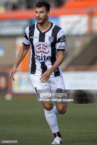 Sinan Bakis of Heracles Almelo looks on during the Pre-Season Friendly match between FC Volendam and Heracles Almelo at Kras Stadion on July 16, 2021...