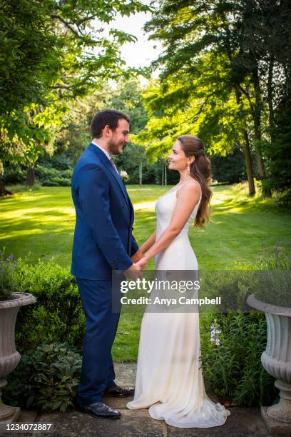 In this image released on July 20 Gabriel Jagger, son of Mick Jagger and Jerry Hall, poses with his wife Anouk Winzenried, daughter of Andrea and...