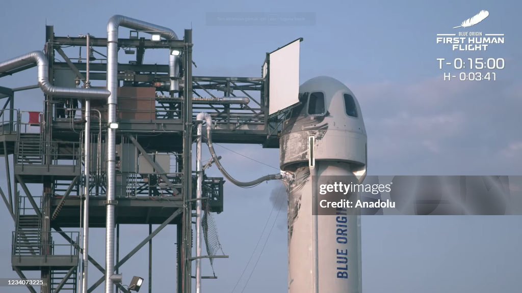 Blue Origin's Manned Launch Of New Shepard Rocket