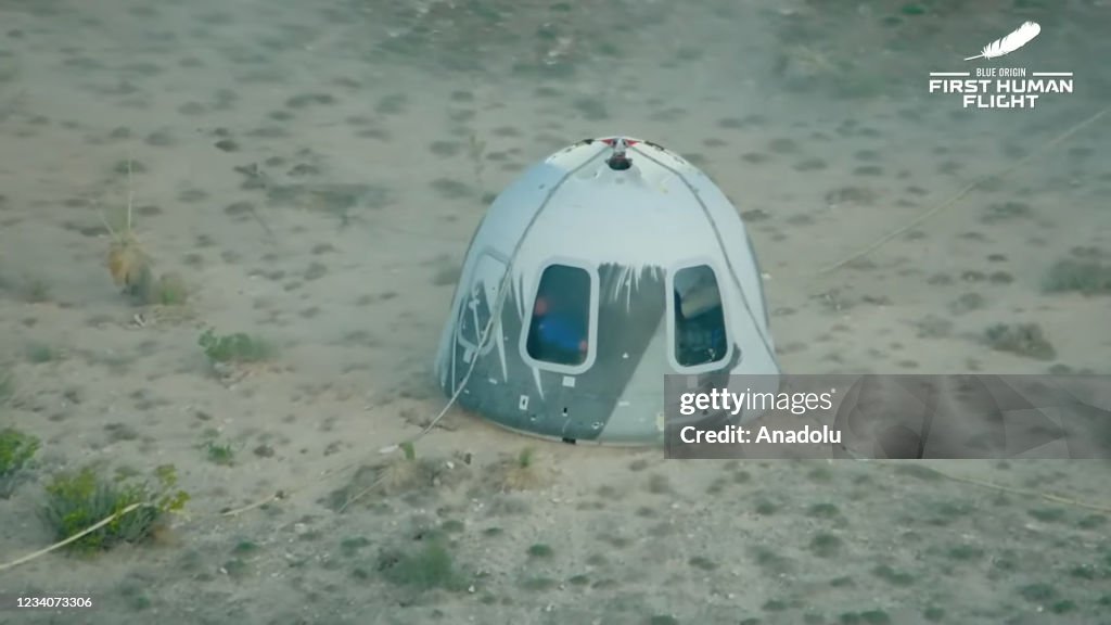 Blue Origin's Manned Launch Of New Shepard Rocket