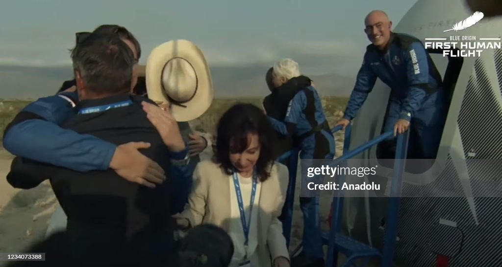 Blue Origin's Manned Launch Of New Shepard Rocket