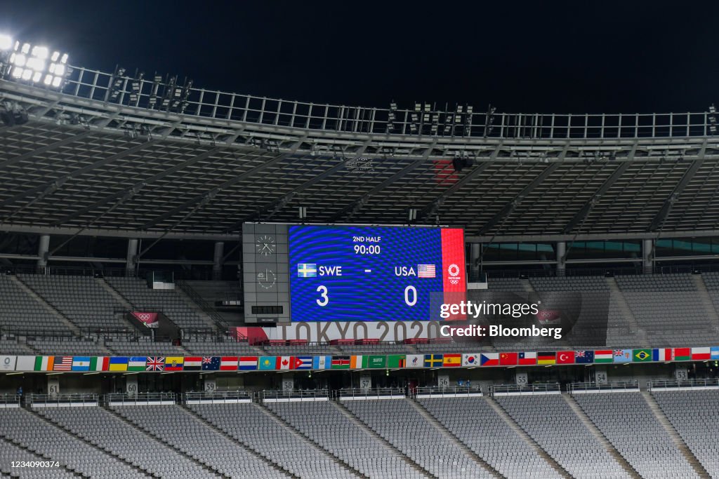 U.S. Womens Soccer Opens Tokyo Olympics With Sweden