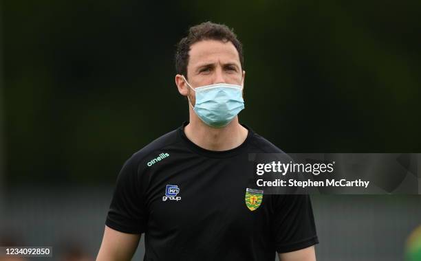 Donegal , Ireland - 11 July 2021; Donegal strength and conditioning coach Antoin McFadden before the Ulster GAA Football Senior Championship...