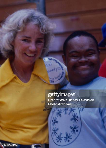 Ethel Kennedy, athlete appearing at the 1979 Special Olympics.