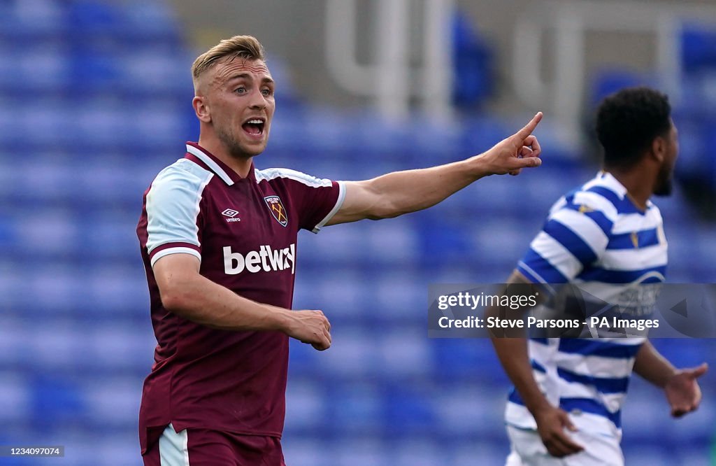 Reading v West Ham United - Pre-Season Friendly - Select Car Leasing Stadium