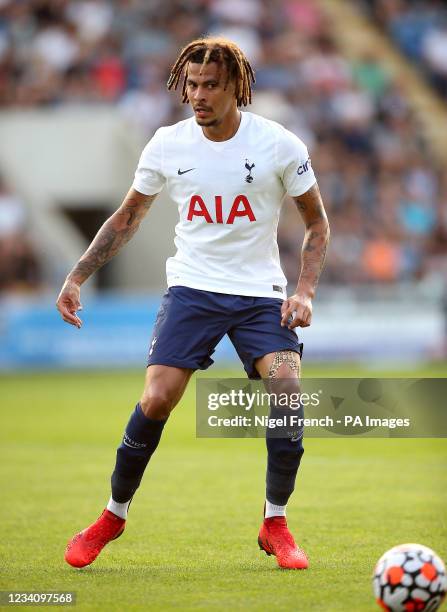 Tottenham Hotspur's Dele Alli during the pre-season friendly match at the JobServe Community Stadium, Colchester. Picture date: Wednesday July 21,...