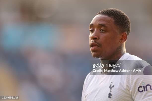 Steven Bergwijn of Tottenham Hotspur during the pre-season friendly between Colchester United and Tottenham Hotspur at JobServe Community Stadium on...