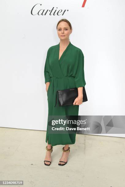 Stella McCartney attends a private view of "Studio 7 By Cartier" at The Saatchi Gallery on July 21, 2021 in London, England.