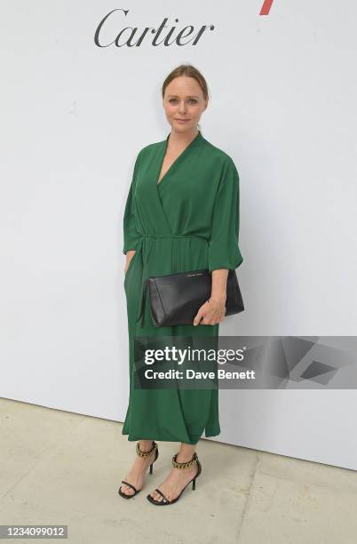 Stella McCartney attends a private view of "Studio 7 By Cartier" at The Saatchi Gallery on July 21, 2021 in London, England.