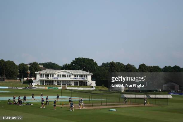 General view during the Durham training and nets session prior to the Royal London Cup match with Kent at the County Ground, Beckenham on Wednesday...