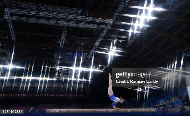 Tokyo , Japan - 22 July 2021; Sanne Wevers of Netherlands during a training session at the Ariake Gymnastics Arena ahead of the start of the 2020...